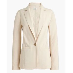 Brand New J.Crew Petite linen-blend deconstructed blazer